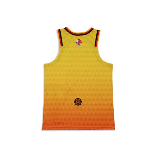 LiNing CBA Collection Professional Basketball Collection Basketball Jerseys Men's Antique Gold