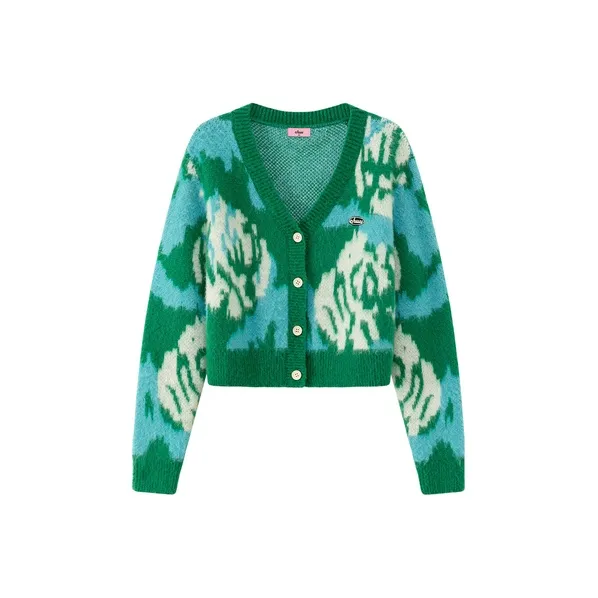 CHUU 24FW Knitted Fabric Cardigan Women's-0