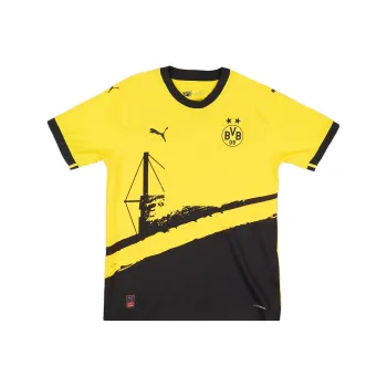 PUMA Borussia DortmundHome Soccer Jerseys Men's Yellow