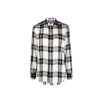 Ralph Lauren Collection Darleen Plaid Flannel Shirt