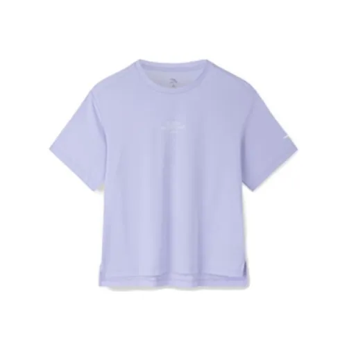 ANTA Variety Training Collection T Shirts Women's Waterlike Purple