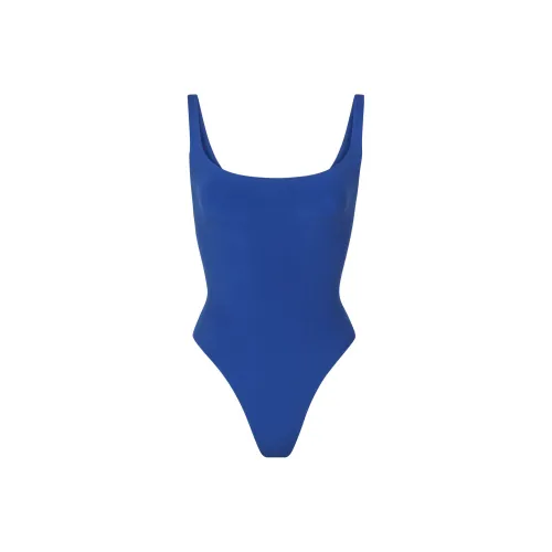 SKIMS FITS EVERYBODY SQUARE NECK BODYSUIT Jumpsuit Women's SAPPHIRE/Sapphire