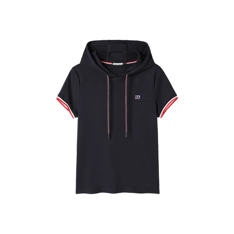 Elle Active T Shirts Women's Navy Blue-0