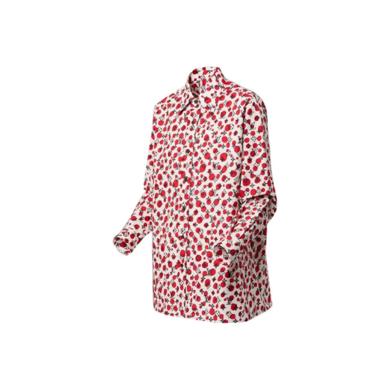 LOUIS VUITTON x Yayoi Kusama Shirt Women's Red-1