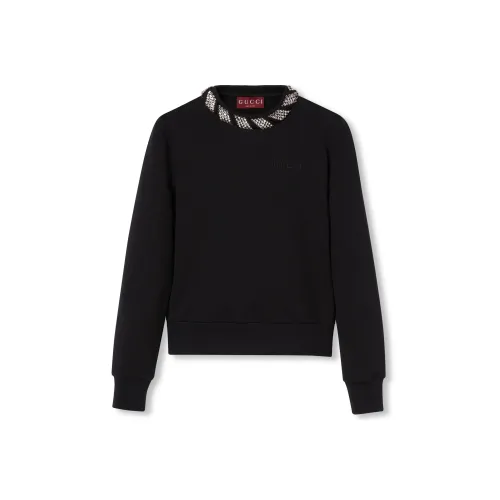 GUCCI Embellished Neck Knitted Jumper