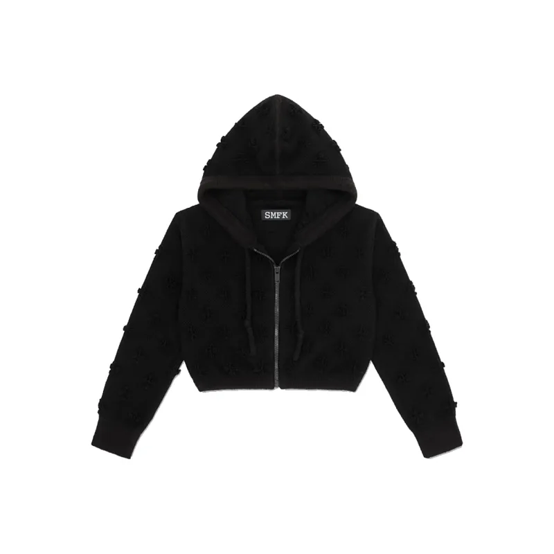 SMFK X Wonderland Sweatshirts Women's Midnight Black-0