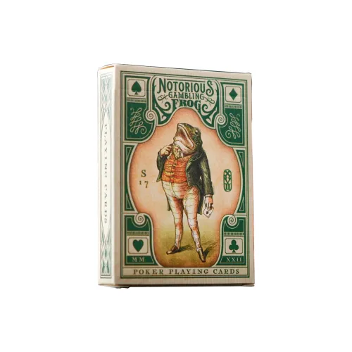 Huiqi Flower Cutting Gambler Frog Notorious Gambling Frog Stockholm17 Poker Cards