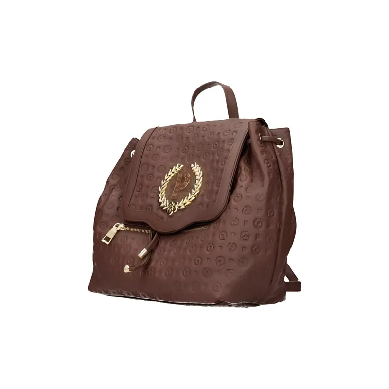 Pollini Leather Backpack Regular Women's Brown-1
