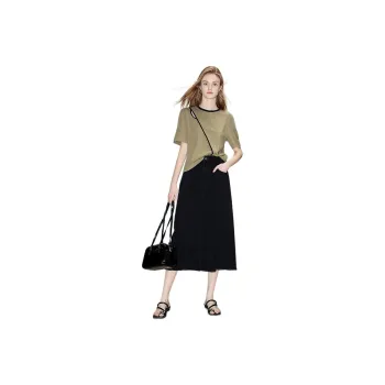 【dme】 T Shirt Women's Olive Green