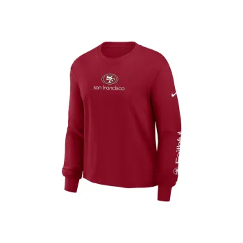Nike San Francisco 49ers Boxy Women's Nike Nfl Long Sleeve T Shirt