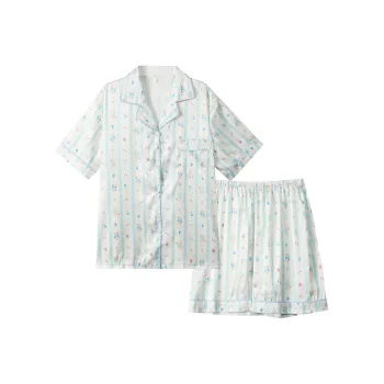 WANANNI Pajama Set Women's Light Blue