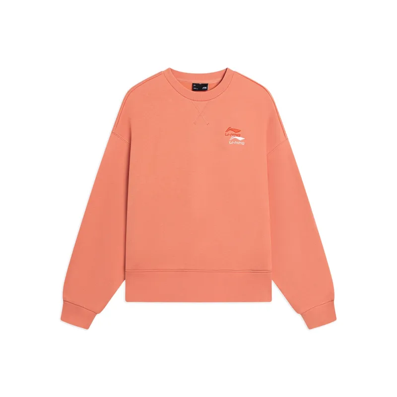 LINING Sports Life Collection Sweatshirts Women's Sand Orange-0