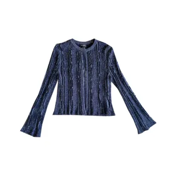 CHANEL SS23 Knitwear Women's Navy Blue