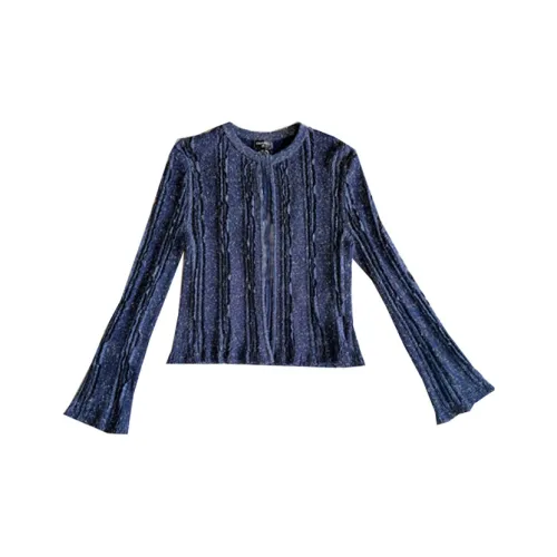 CHANEL SS23 Knitwear Women's Navy Blue