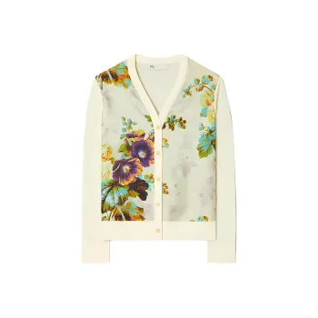 TORY BURCH SS23 Knitwear Women's Purple Floral