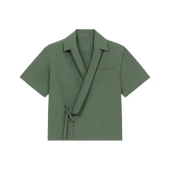 KENZO Kimono Logo Patch Shirt
