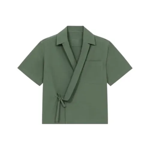 KENZO Kimono Logo Patch Shirt
