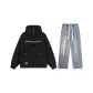 Clothing Set (Black Sweatshirt+Vintage Blue Jeans)
