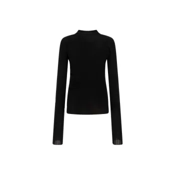 The Attico Half Buttoned Knitted Jumper