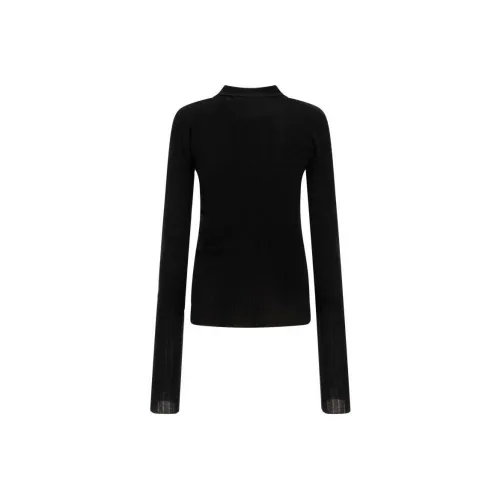 The Attico Half Buttoned Knitted Jumper