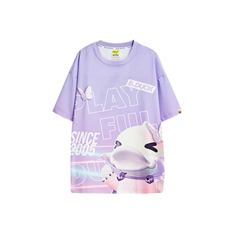 B.Duck T Shirts Women's Light Purple-0