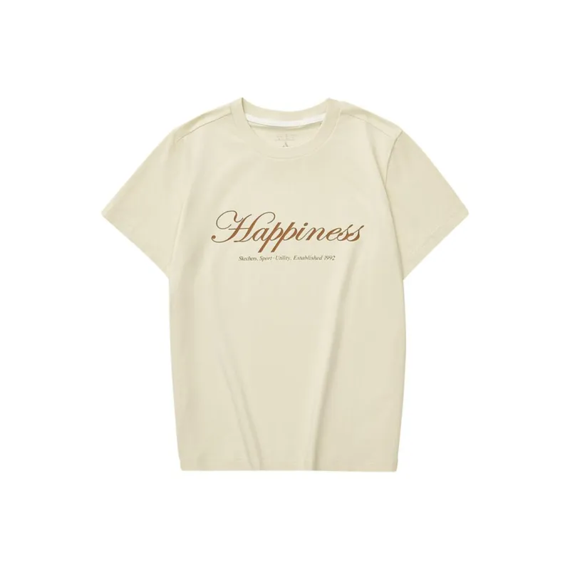 Skechers T Shirt Women's Bleached Sandy-0