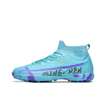 Binary TF Rubber Broken Studs Cushioning Abrasion Resistant Lightweight Soccer Shoes Unisex Aqua