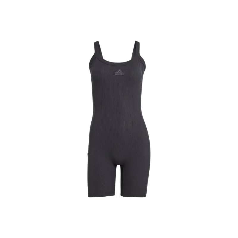 Adidas Lounge Ribbed Bodysuit Bodysuits Women's Black-0