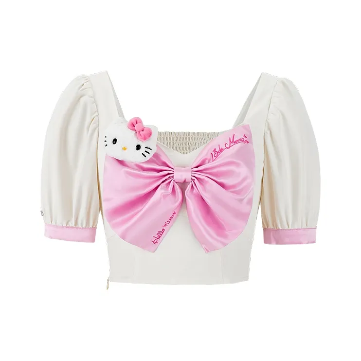 13 DEMARZO x Hello Kitty T Shirt Women's Beige-0