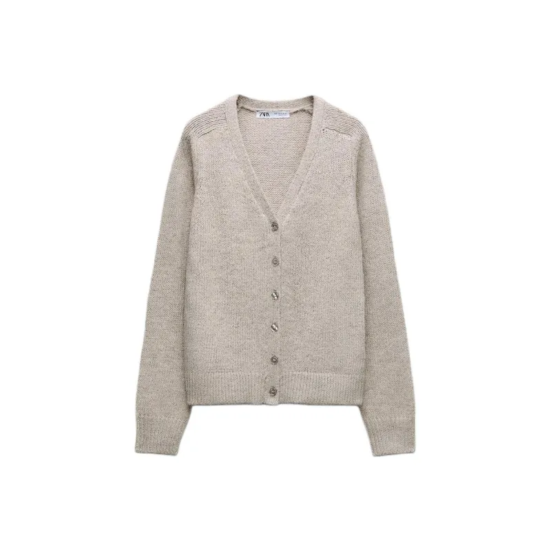 ZARA Knitwear Women's Pearl Gray-0
