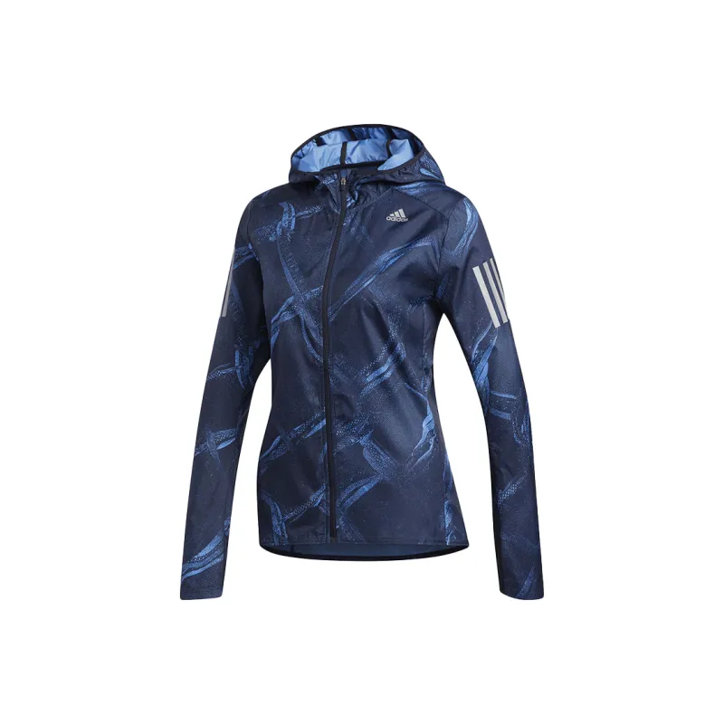 Adidas W Own The Run Jackets & Coats Women's Marine Blue-0