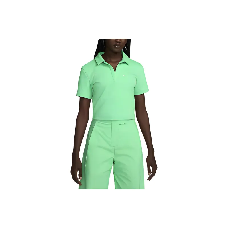 Nike Sportswear Essentials Series Polo Shirts Women's Teal-0