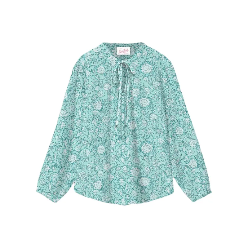 MC2 Saint Barth Harper Voile Paisley Blouse-0