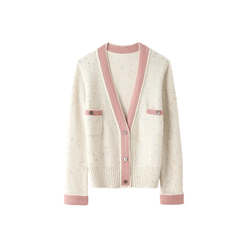 H YXIANG Cashmere Sweater Women's-2