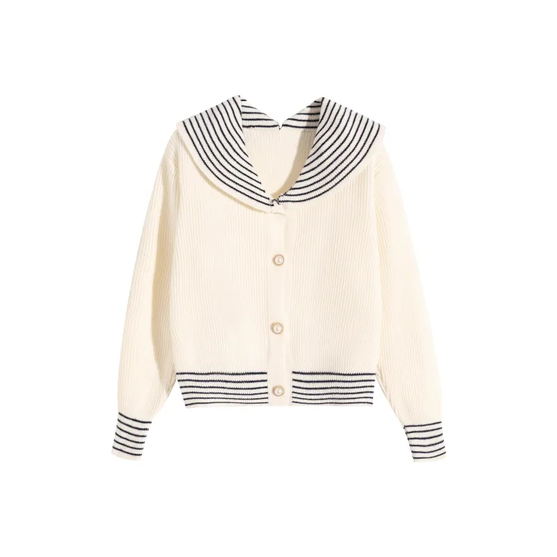 AHDO Knitwear Women's Apricot White-0