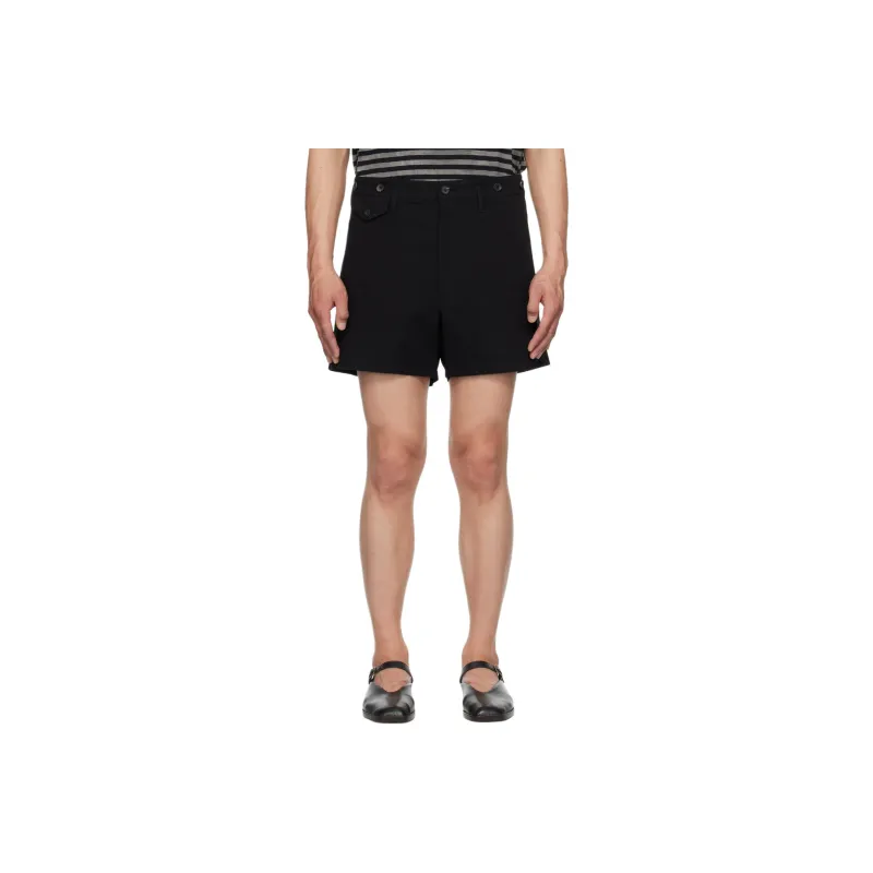 Yohji Yamamoto Casual Shorts Men's Black-0