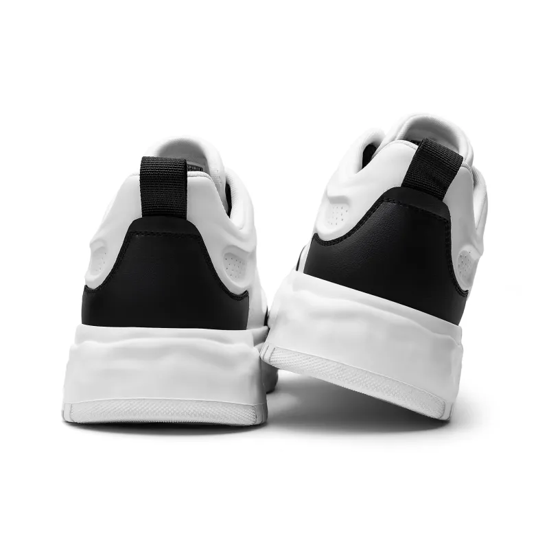 JEEP SPIRIT Slip Resistant, Abrasion Resistant, Lightweight, Breathable Low Top Skateboard Shoes Men's Polar White-4