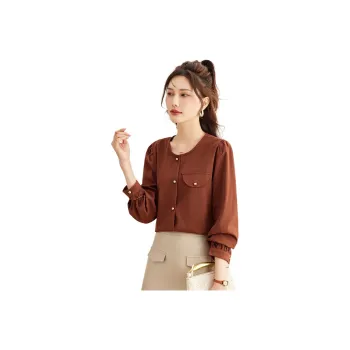TERRE BLEUE Shirt Women's Brick Red