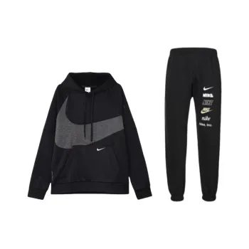 Nike Sweatshirt Set Unisex Black