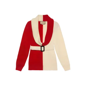 GUCCI Long Sleeved Two Toned Jumper