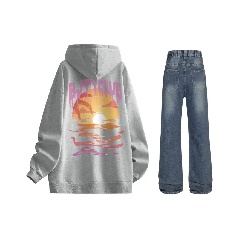 BJTY Sweatshirt Sets Unisex-38