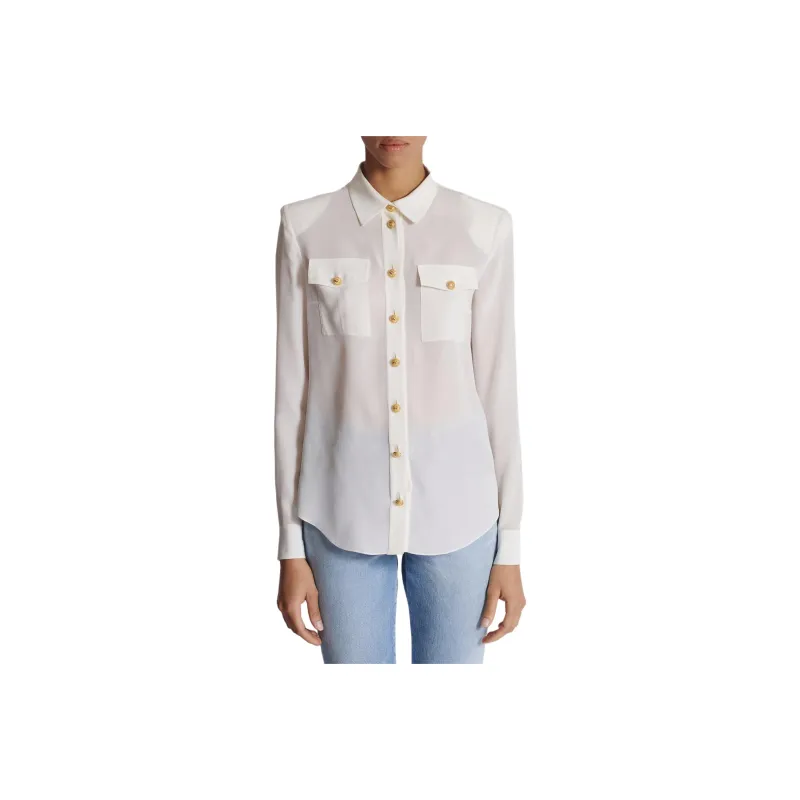 BALMAIN Shirts Women's White-0