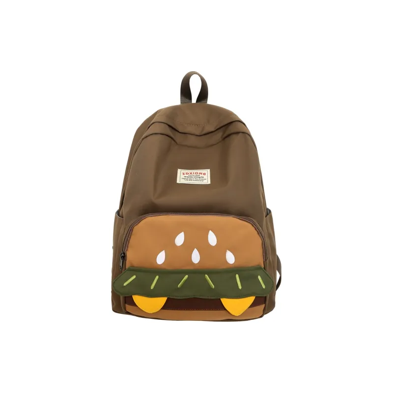 OUZIHUANG Nylon Backpack Large Size Women's Multicolor-9