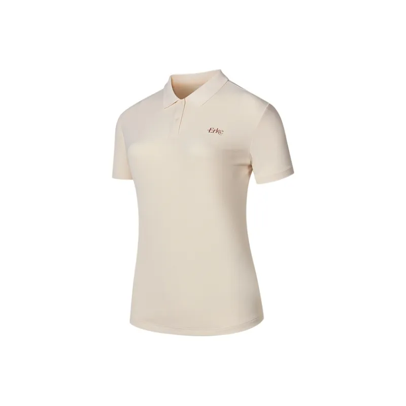 Erke Polo Shirt Women's DS Cheese White-0