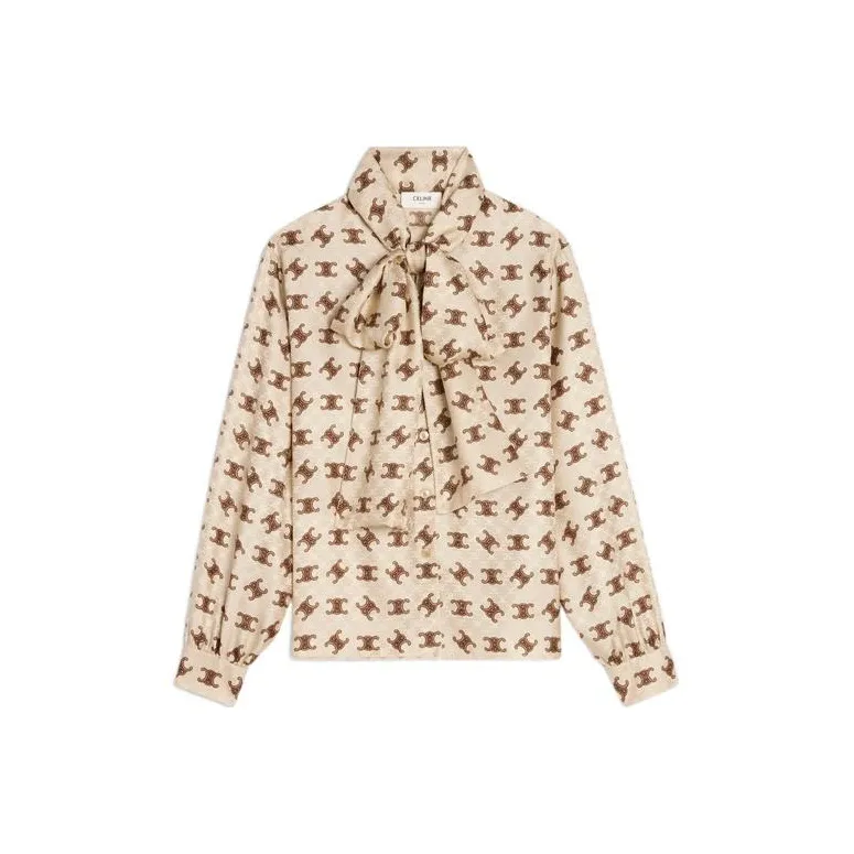 CELINE Shirts Women's Brown-0