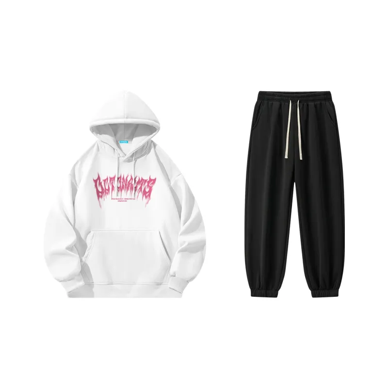 Small Columns Under The Sea Sweatshirt Set Unisex-14
