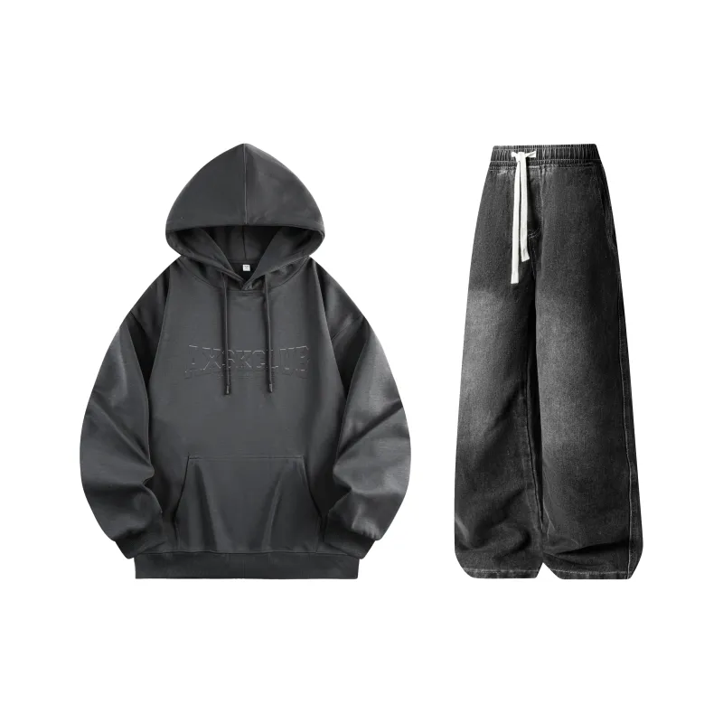 A.X.S.K Sweatshirt Sets Unisex-10