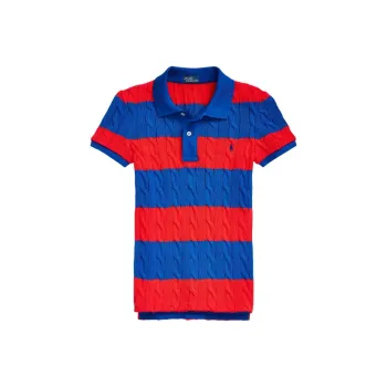 Polo Ralph Lauren SS24 Polo Shirt Women's Petal Red