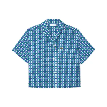 LACOSTE Geometric print Button up Shirt