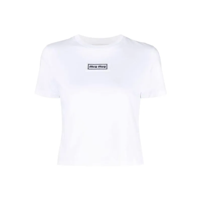 MIU MIU Regular T Shirt Women's White-0